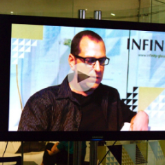 Jair Straschnow at the DeTnk.Tv Studio at Tent London, 2009